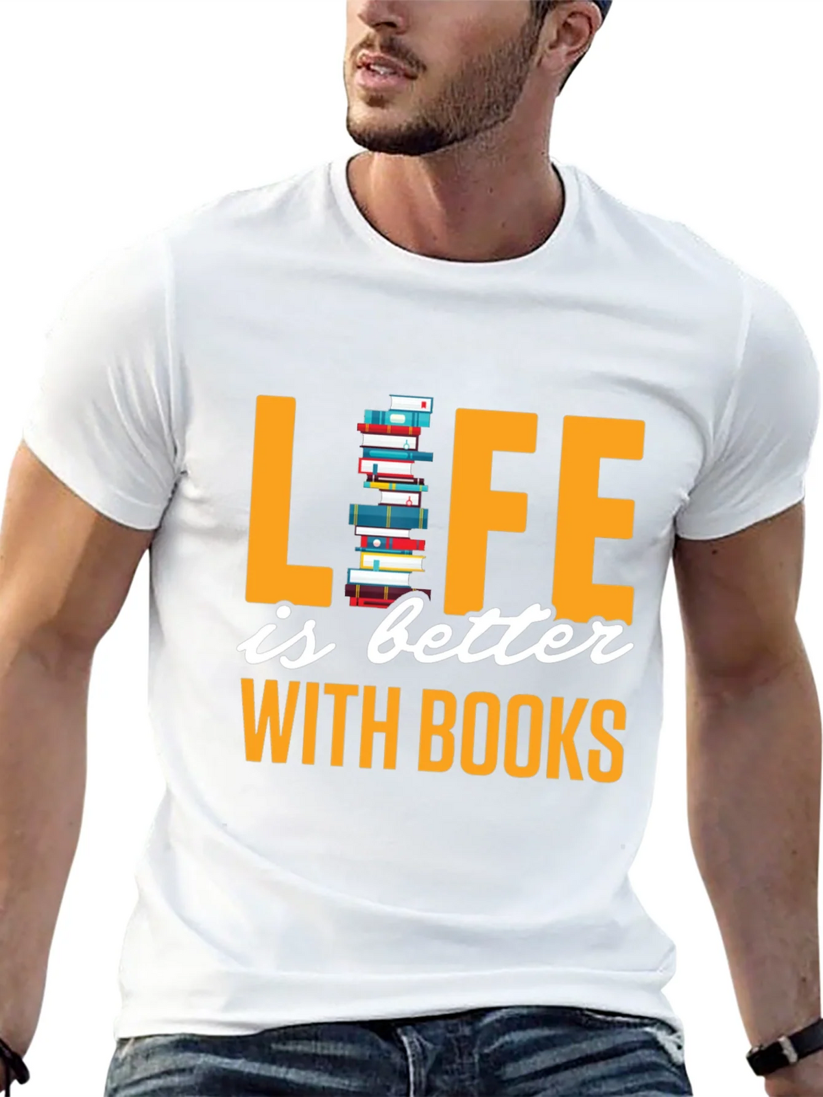 Life is Better with Books T-Shirt product image 12
