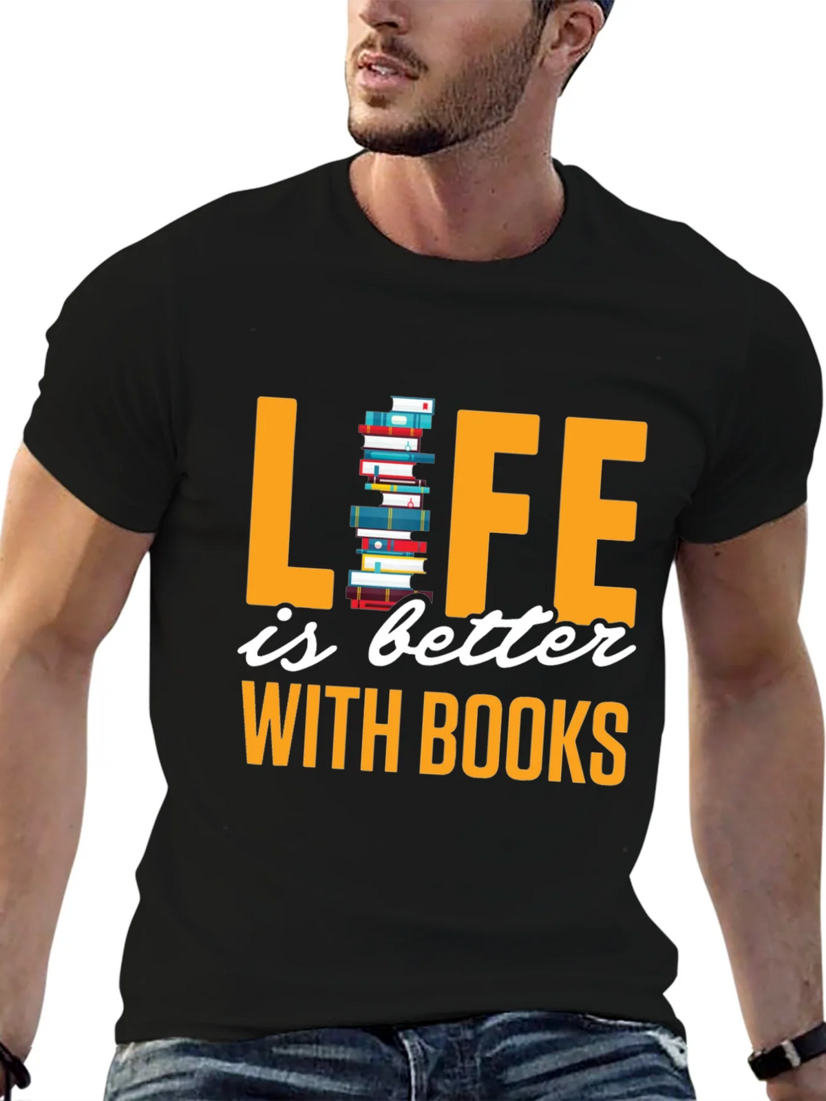 Life is Better with Books T-Shirt product image 6