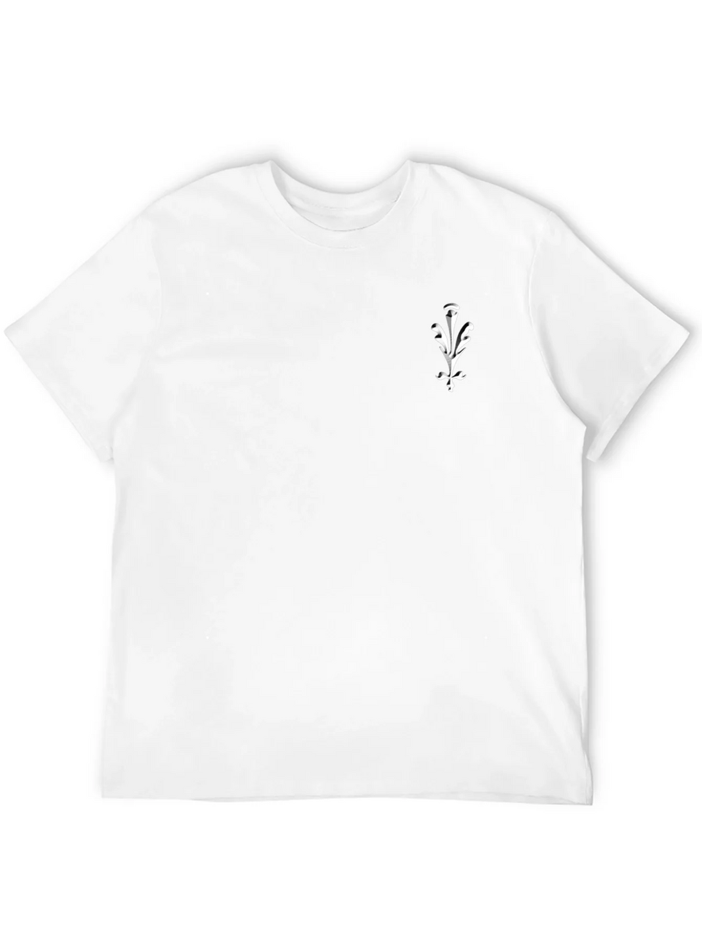 Mens Black Graphic Tee - Elegant Crest Design product image 8