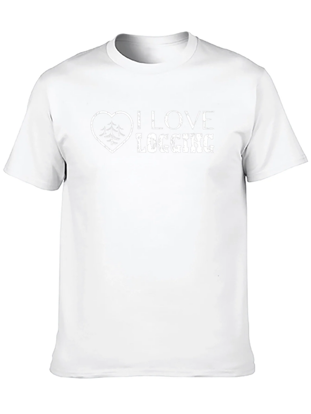 I Love Logging Black T-Shirt product image 9