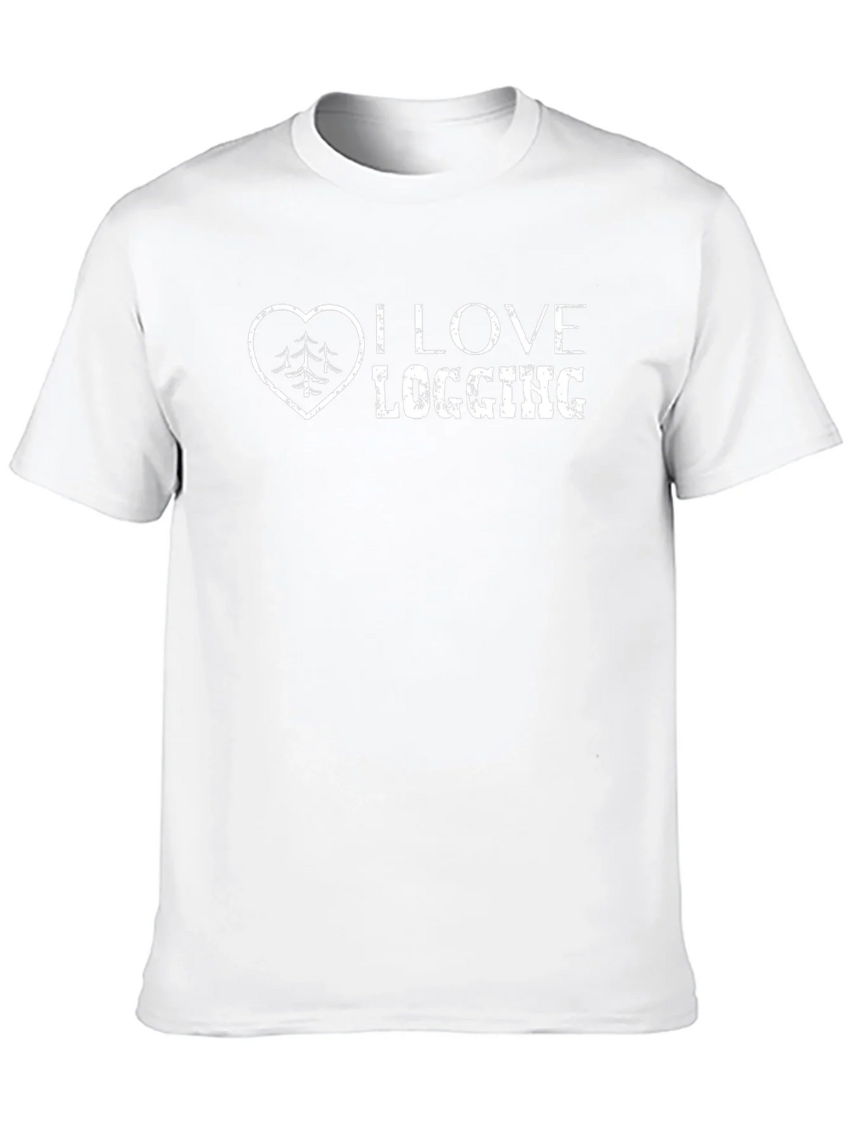 I Love Logging Black T-Shirt product image 9