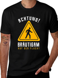 Groom on the Run T-Shirt - Funny Bachelor Party Tee product image 1
