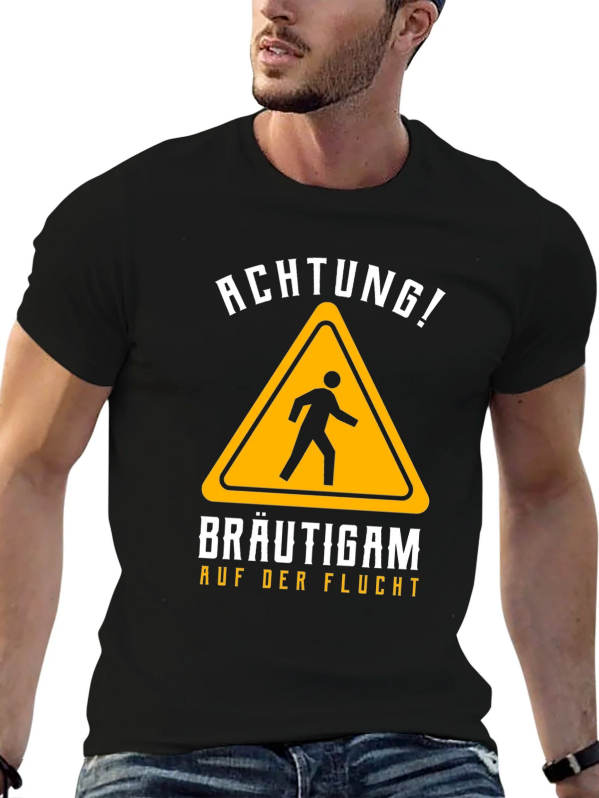 Groom on the Run T-Shirt - Funny Bachelor Party Tee product image 6