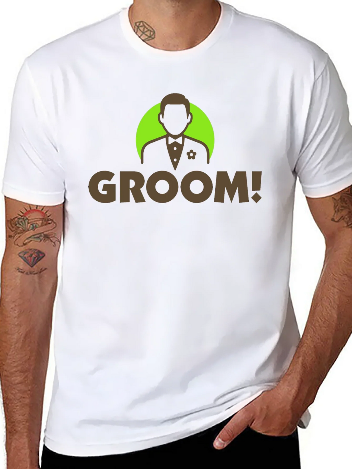 Groom Tuxedo T-Shirt - Bachelor Party Tee product image 7