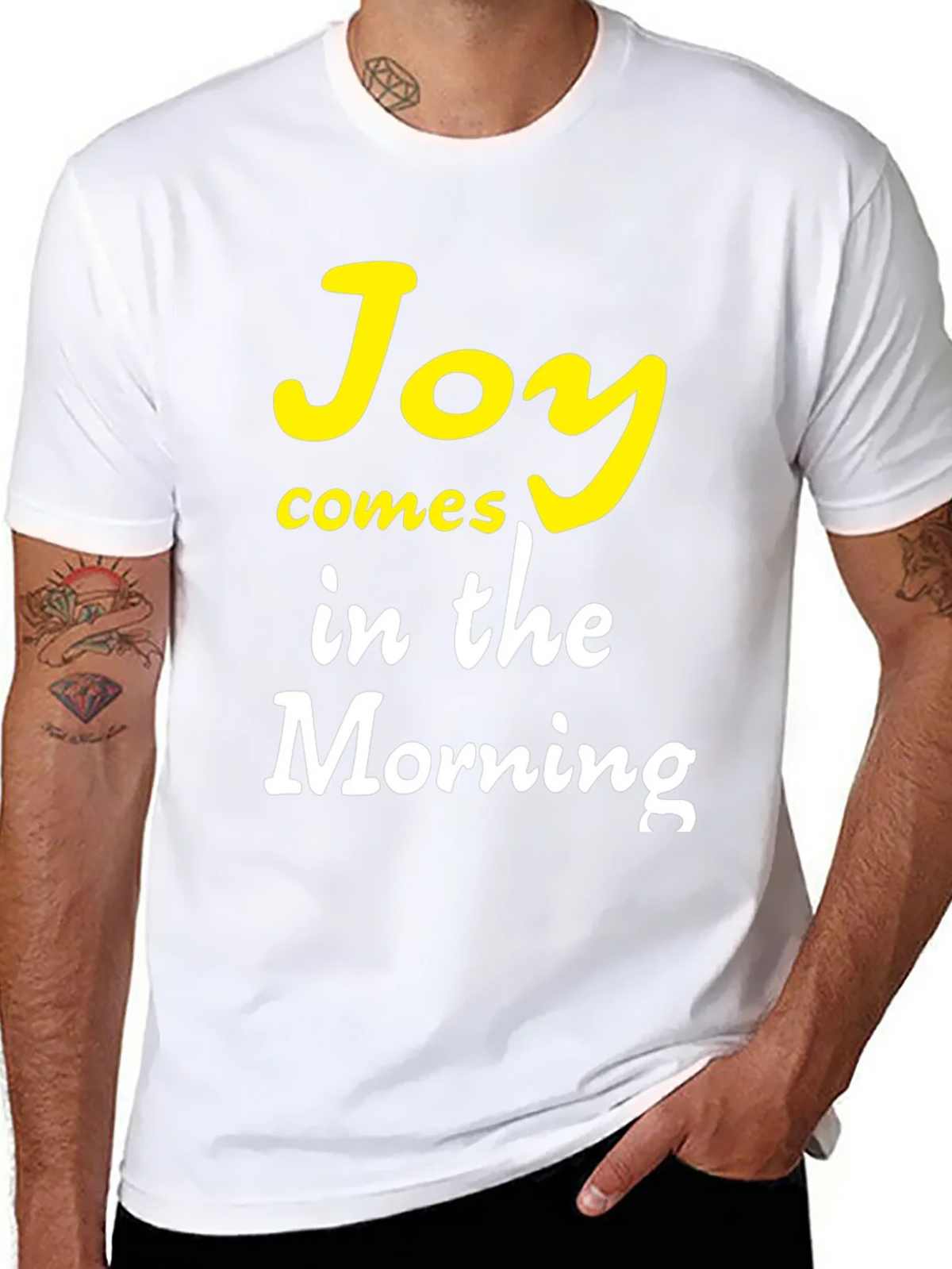 Joy Comes in the Morning Graphic T-Shirt product image 7