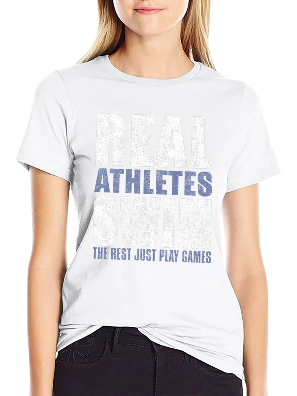 Real Athletes Swim T-Shirt product image 8