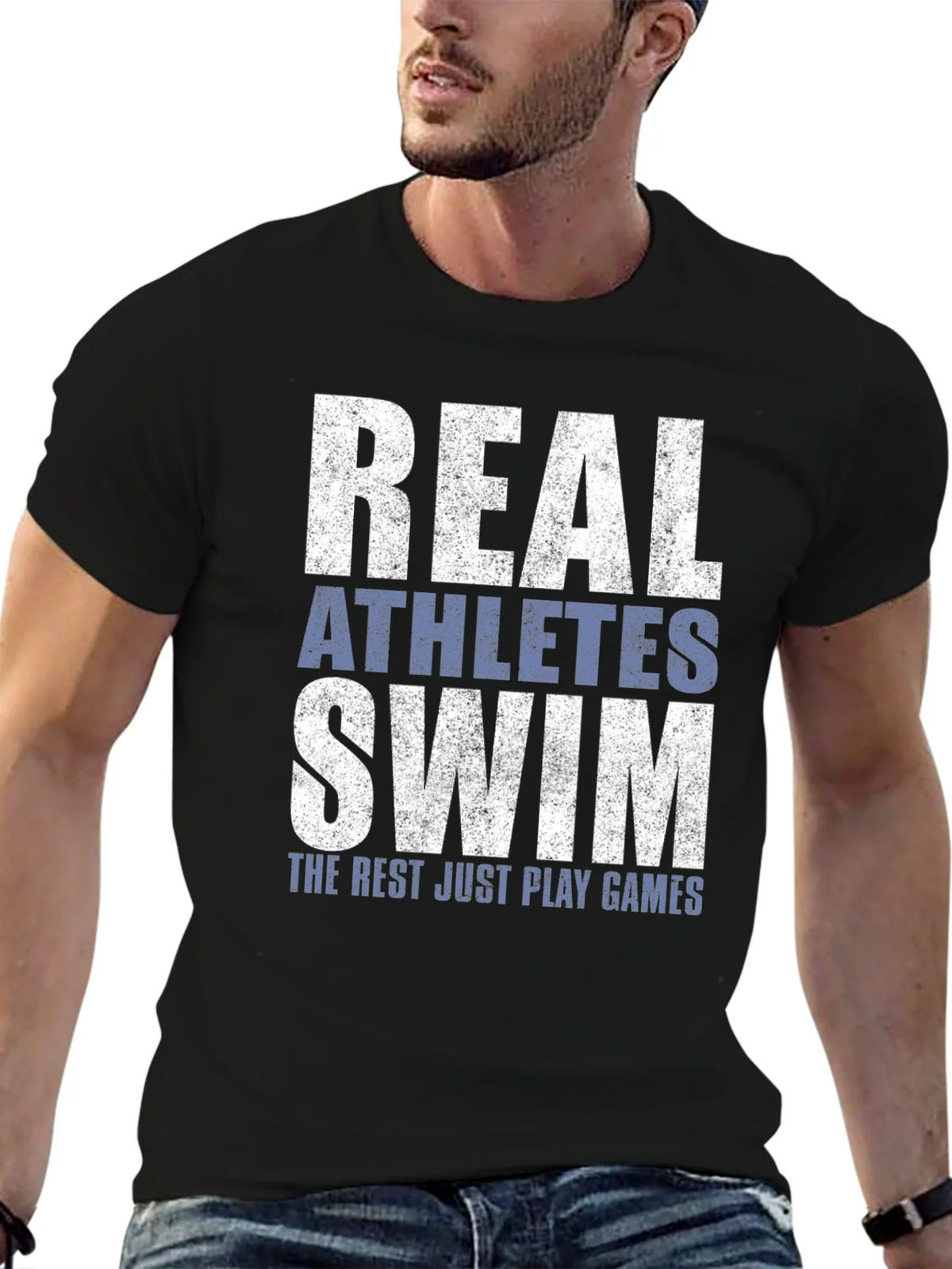 Real Athletes Swim T-Shirt product image 6