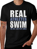 Real Athletes Swim T-Shirt product image 1