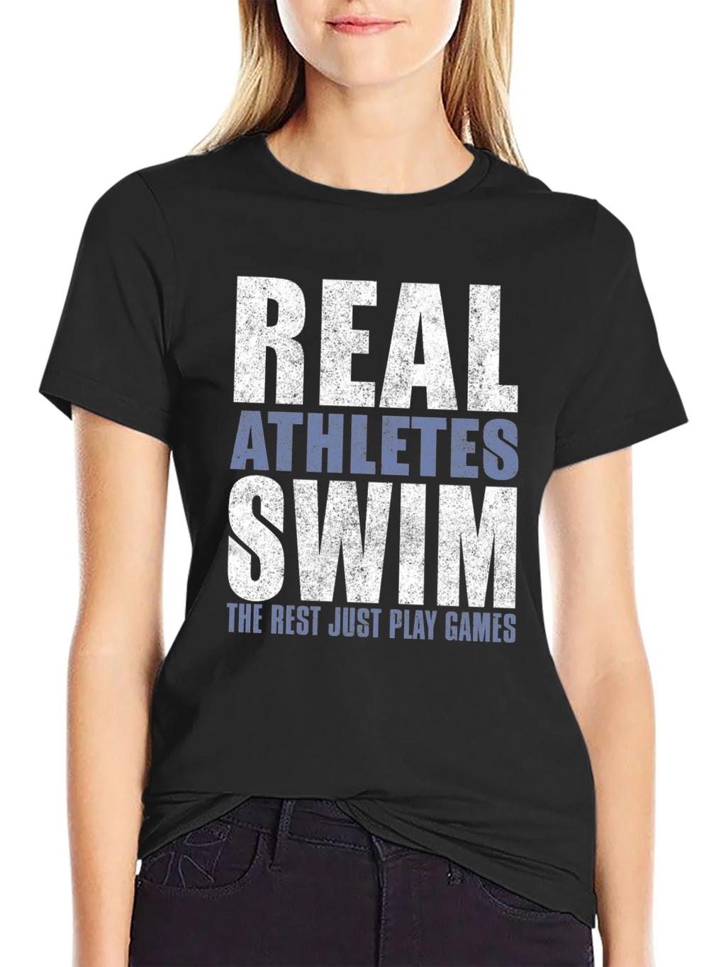 Real Athletes Swim T-Shirt product image 2