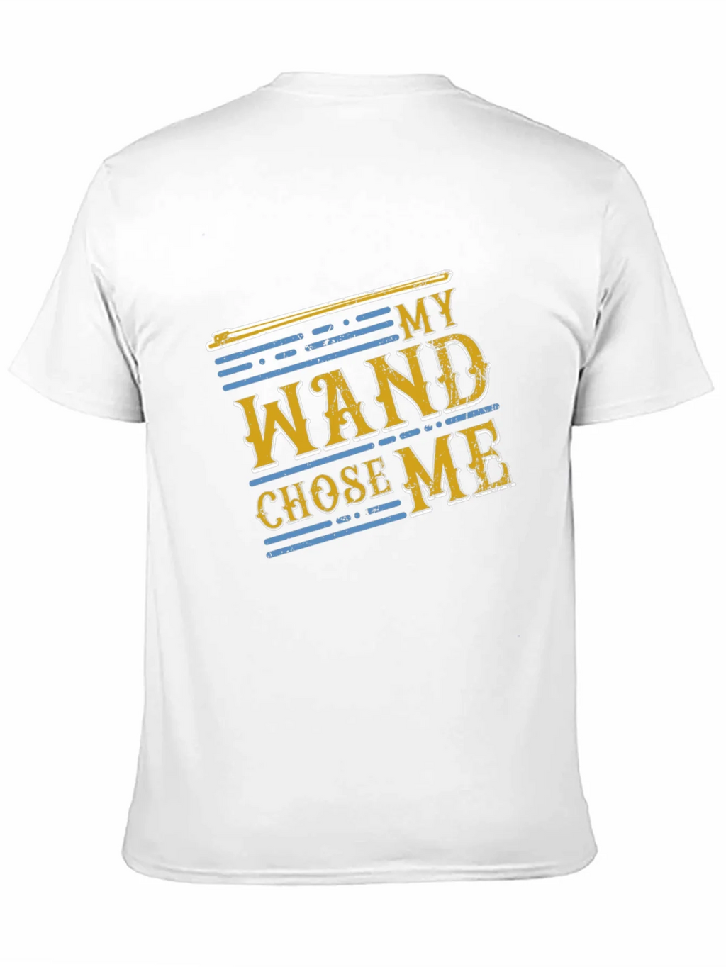 My Wand Chose Me Black Cotton T-Shirt product image 9