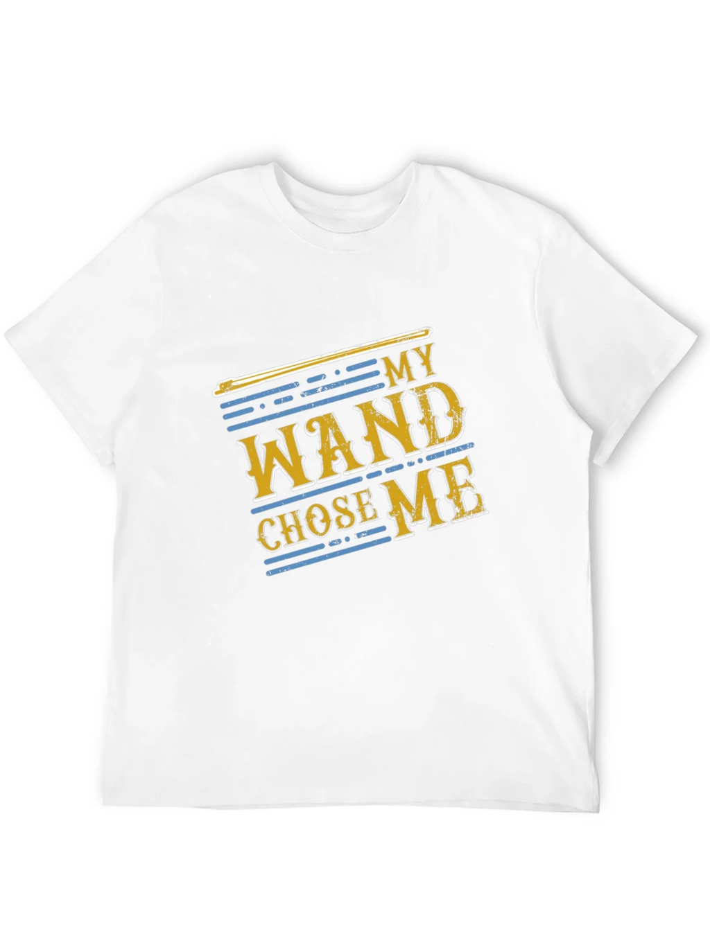 My Wand Chose Me Black Cotton T-Shirt product image 10