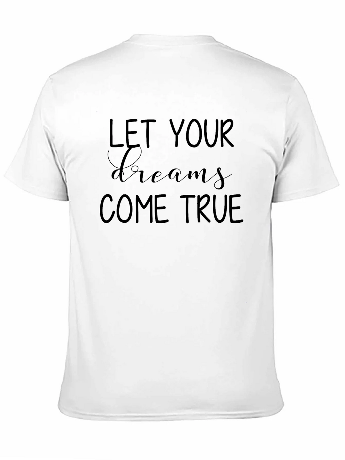 Let Your Dreams Come True Black Graphic Tee product image 10