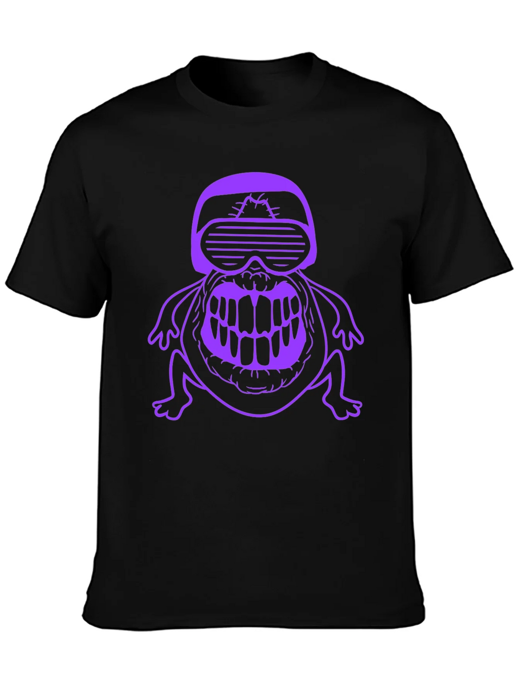 Cyber Frog Graphic Tee - Black product image 1