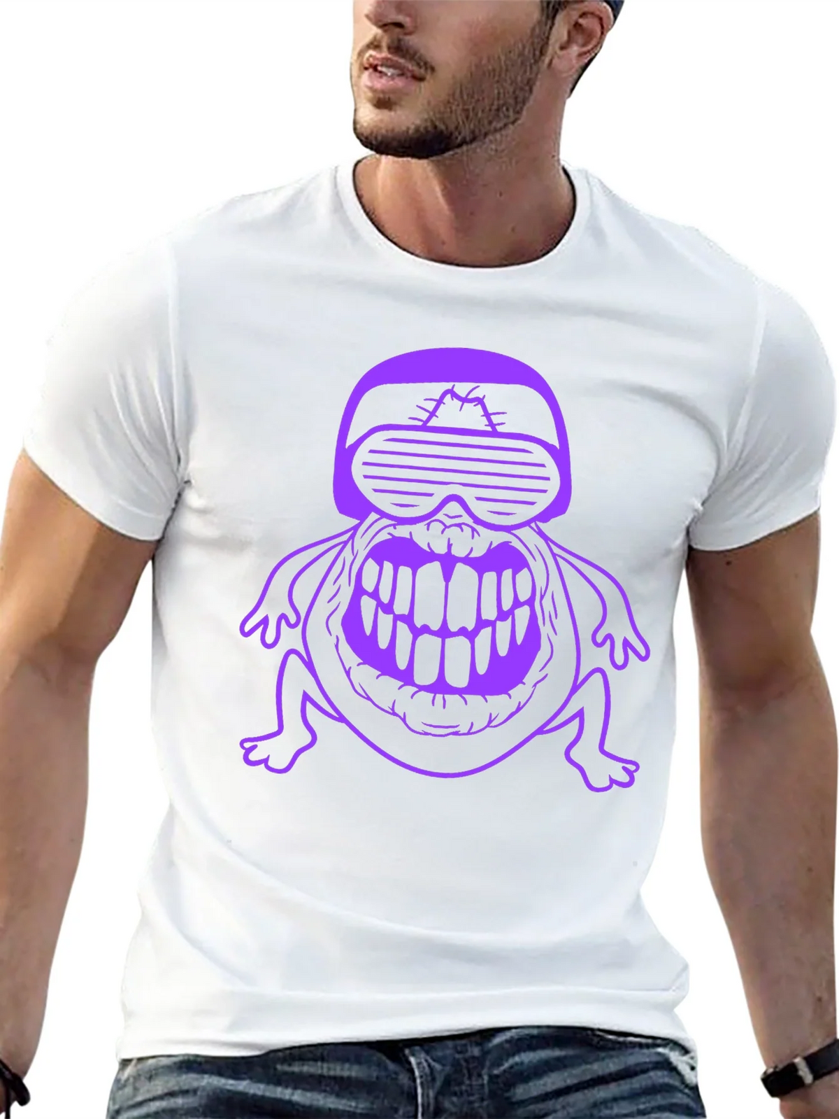 Cyber Frog Graphic Tee - Black product image 9