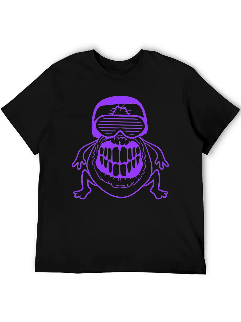 Cyber Frog Graphic Tee - Black product image 2