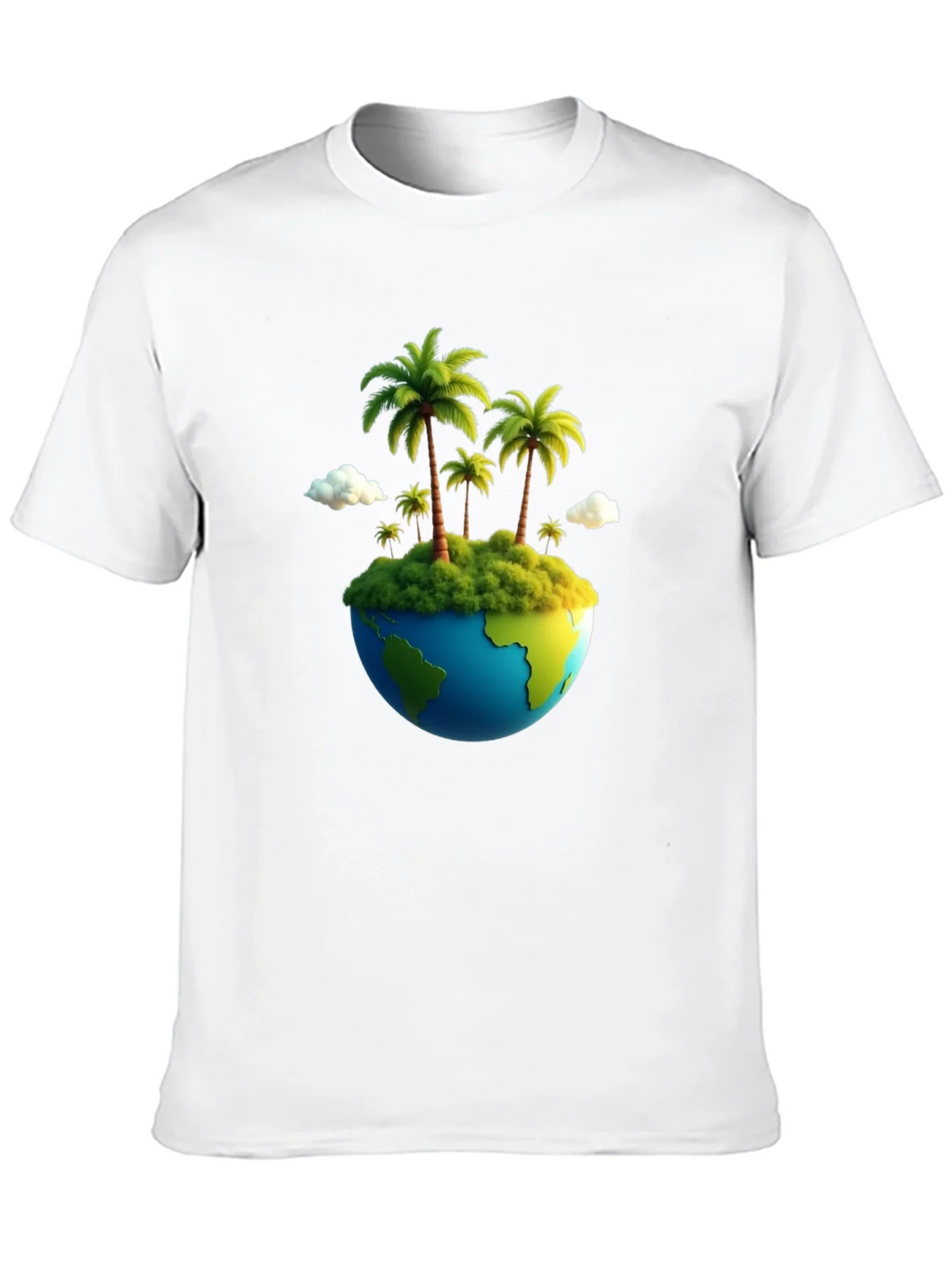Island Paradise Earth Graphic Tee - Black product image 9