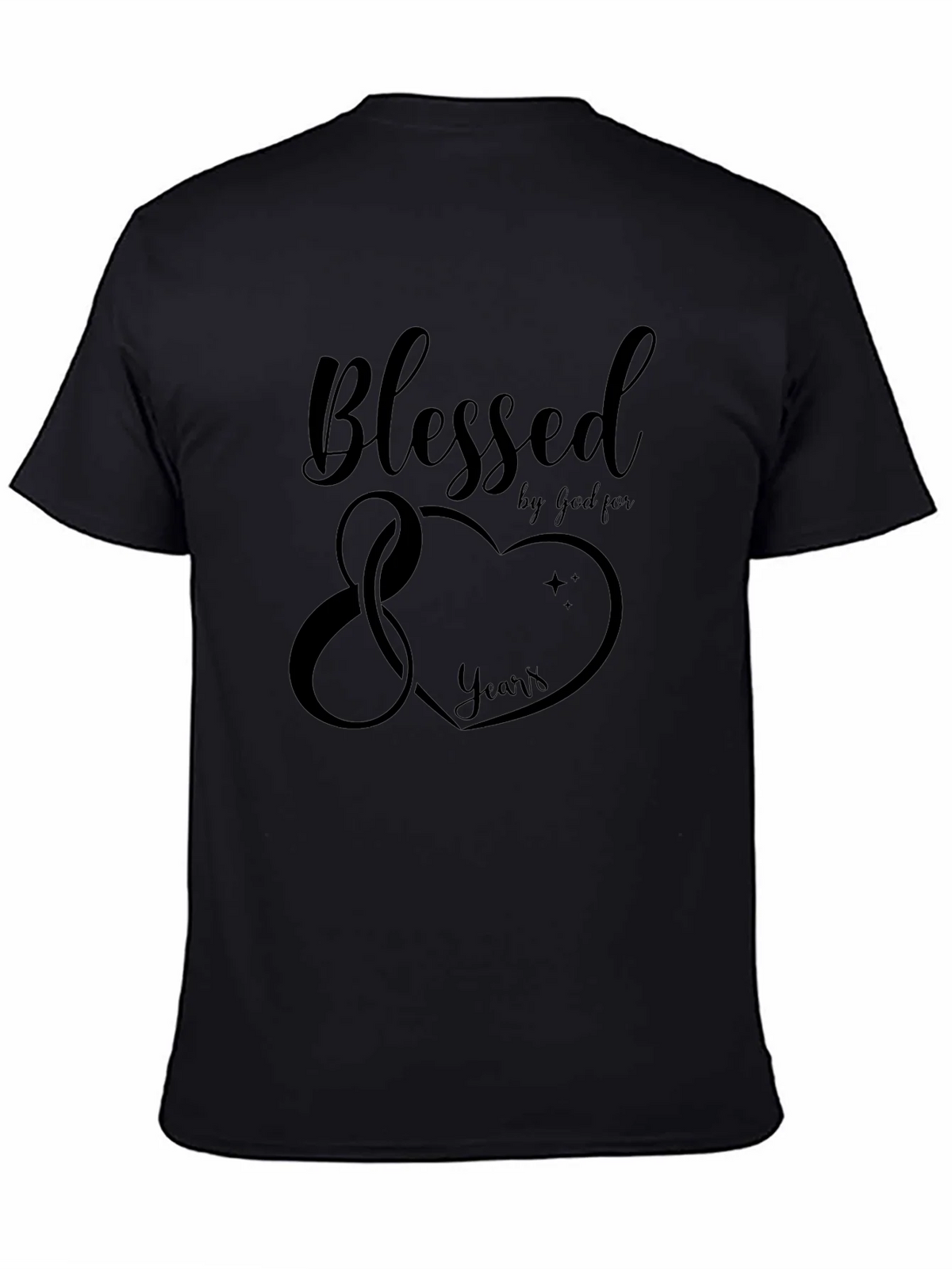 Blessed by God 80 Years Graphic T-Shirt product image 2