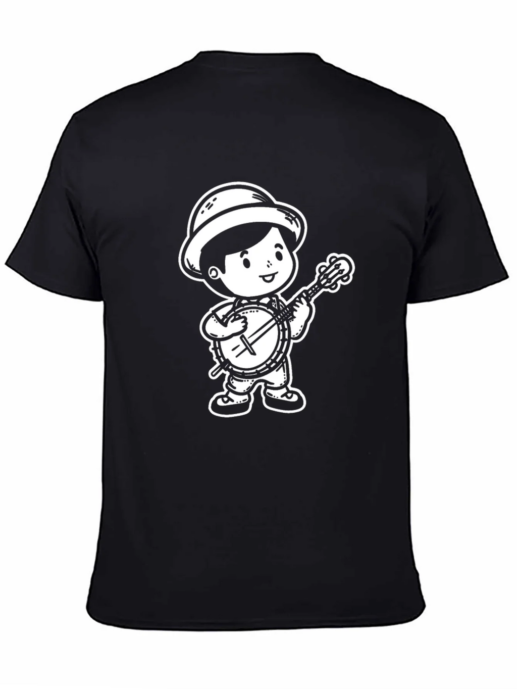 Banjo Boy T-Shirt - Black Cotton Tee product image 4