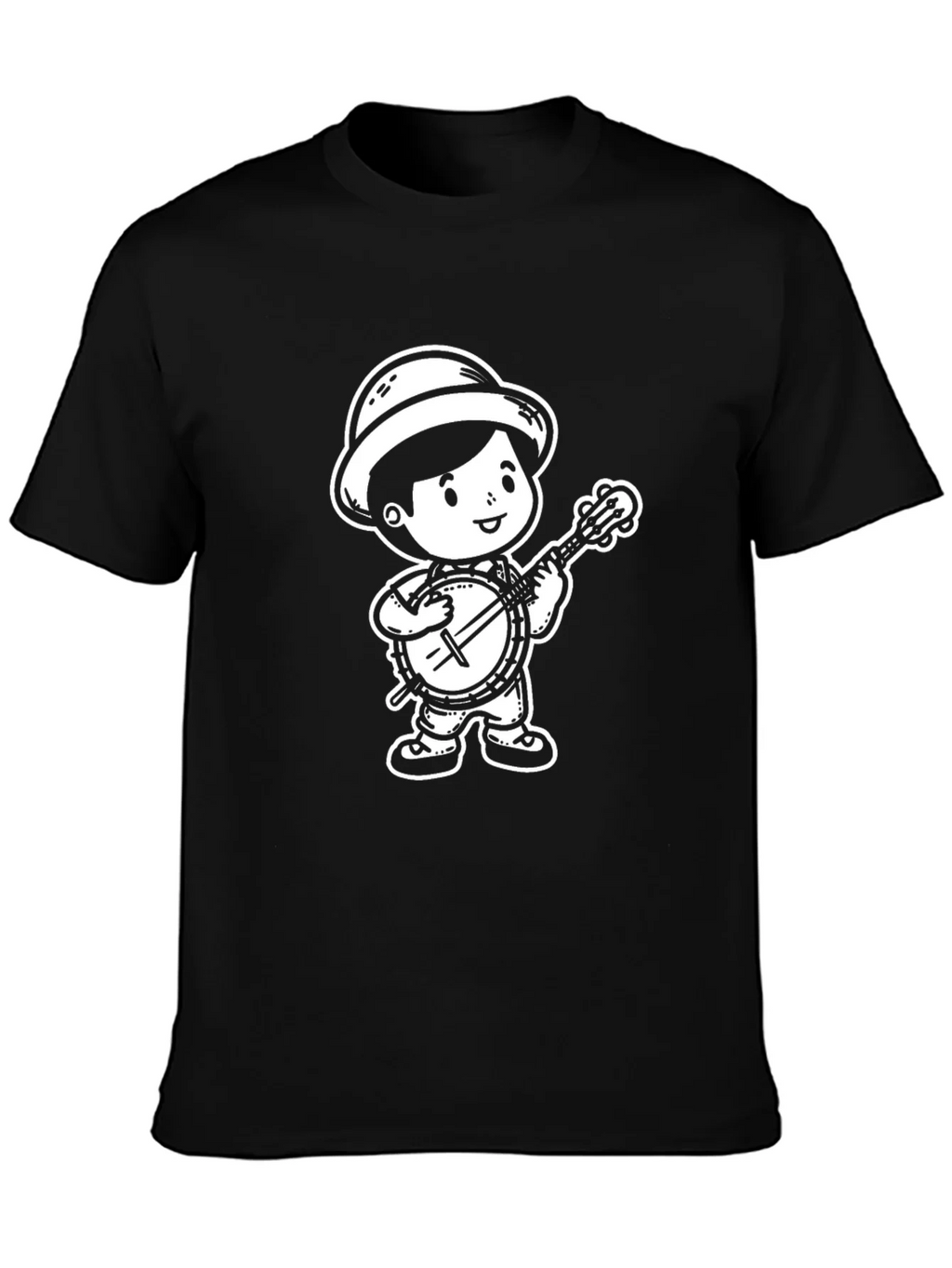 Banjo Boy T-Shirt - Black Cotton Tee product image 3