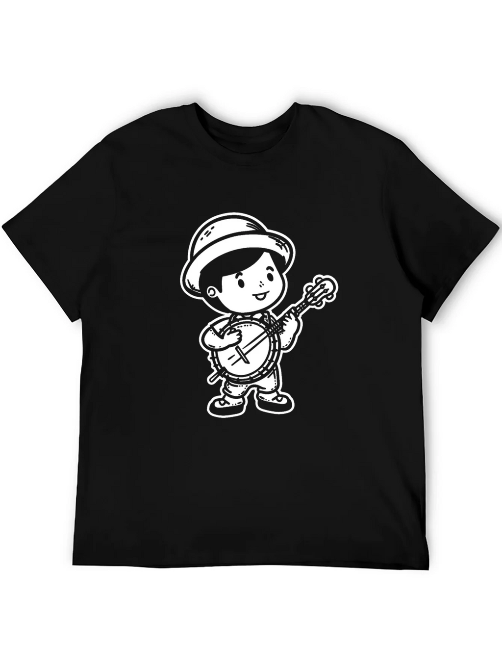 Banjo Boy T-Shirt - Black Cotton Tee product image 5