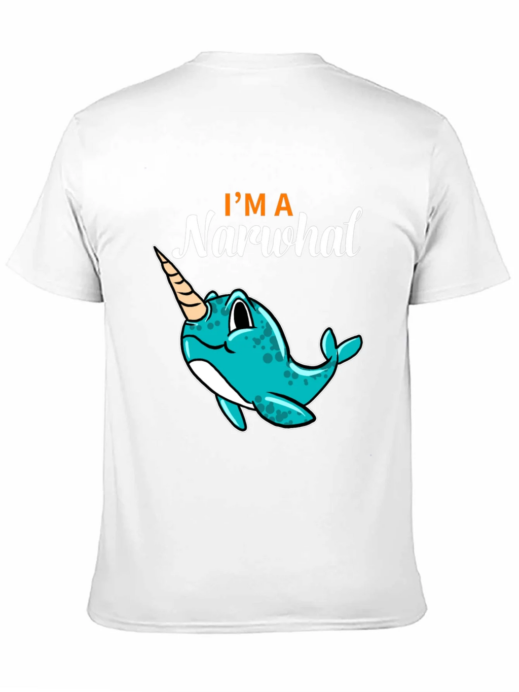 Im a Narwhal Black T-Shirt - Unique Graphic Tee product image 10