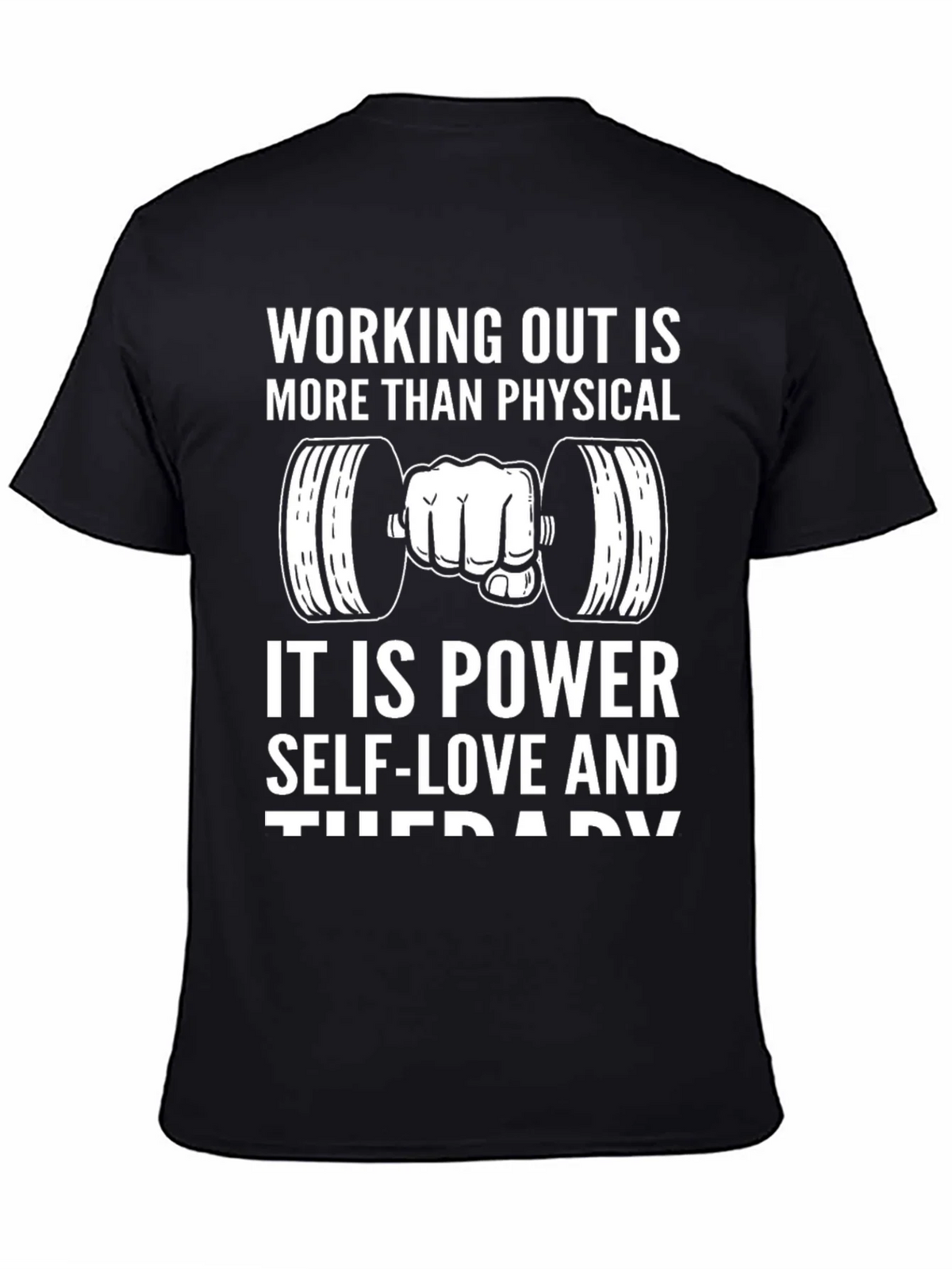 Workout Motivation T-Shirt - Power Self-Love & Therapy product image 4
