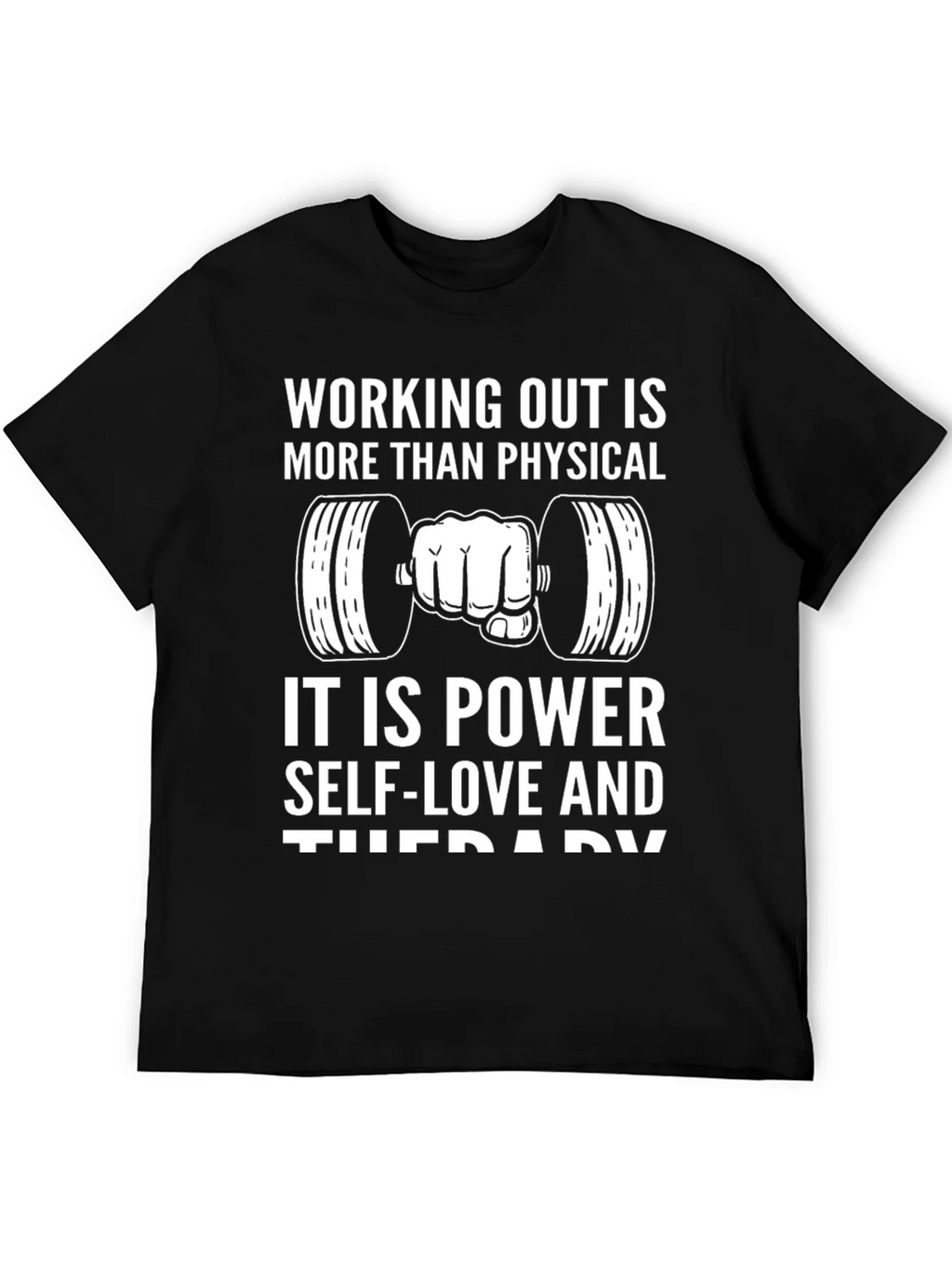 Workout Motivation T-Shirt - Power Self-Love & Therapy product image 5