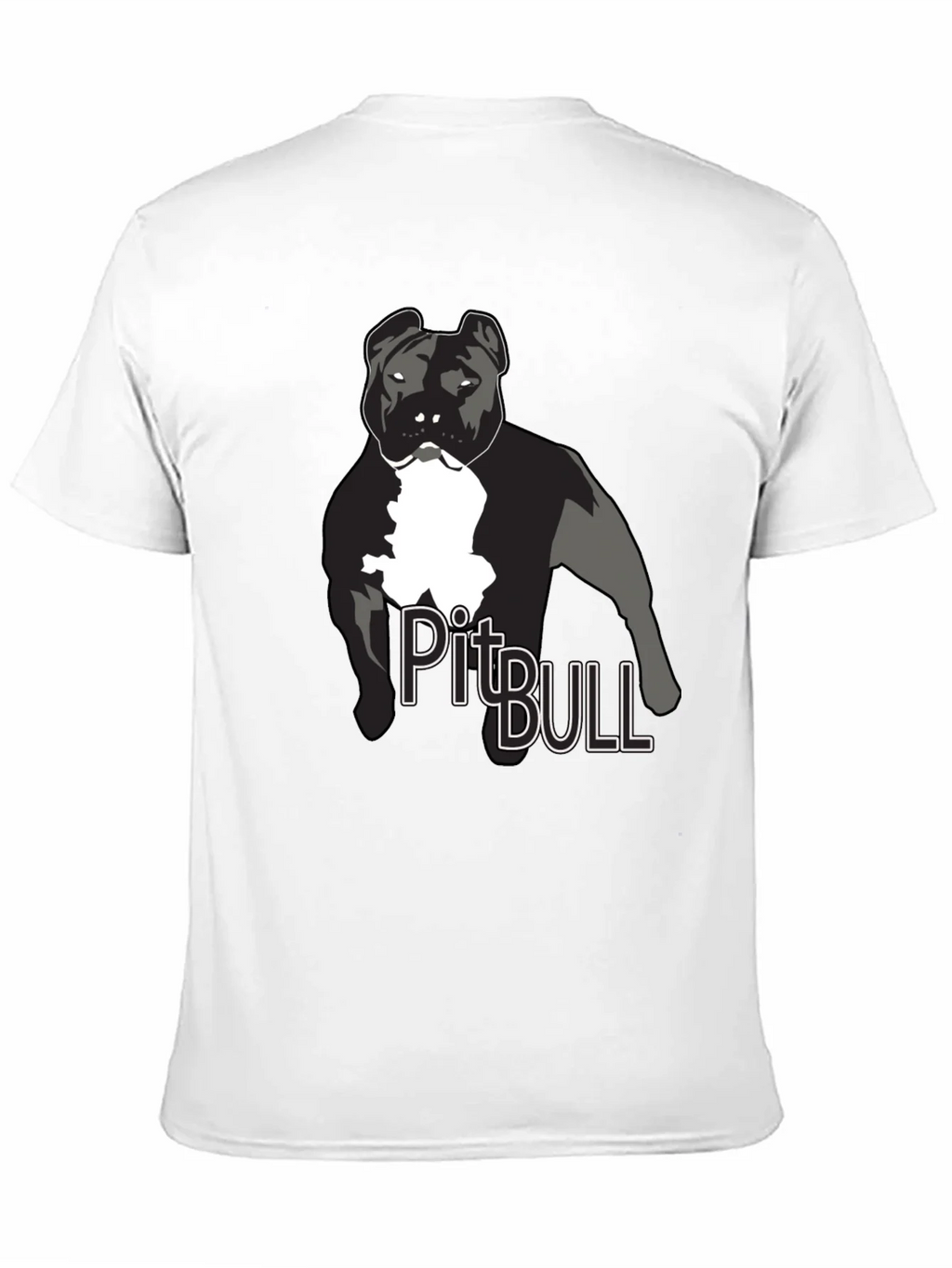 Pitbull Dog Graphic T-Shirt - Black product image 10