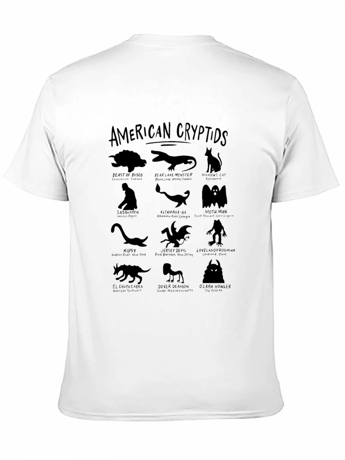 American Cryptids Graphic T-Shirt product image 3