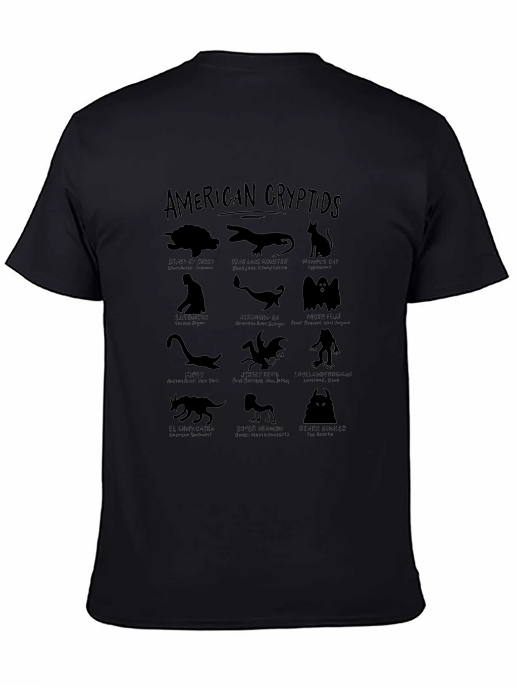 American Cryptids Graphic T-Shirt product image 1