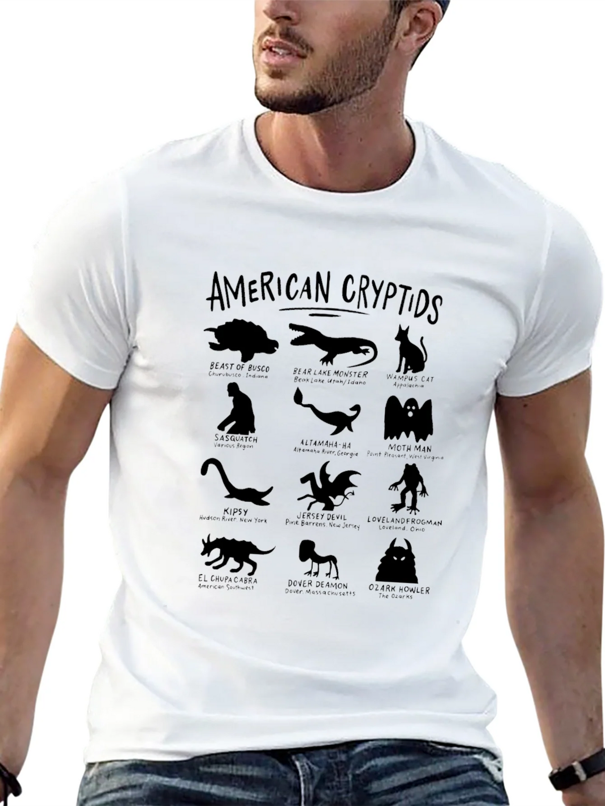 American Cryptids Graphic T-Shirt product image 5