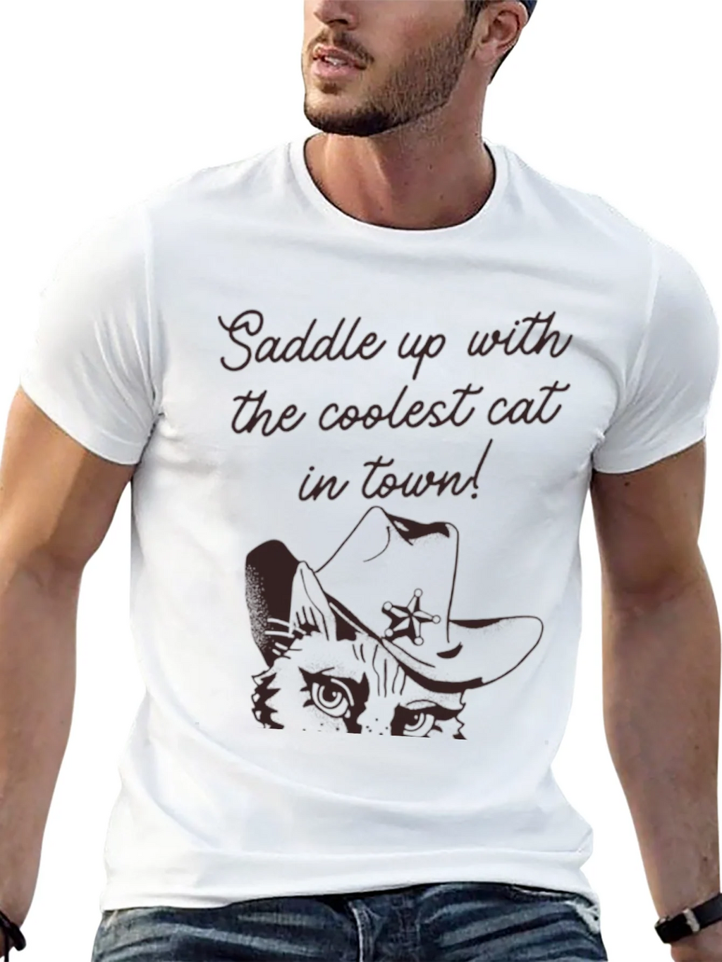 Coolest Cat in Town Graphic Tee product image 7