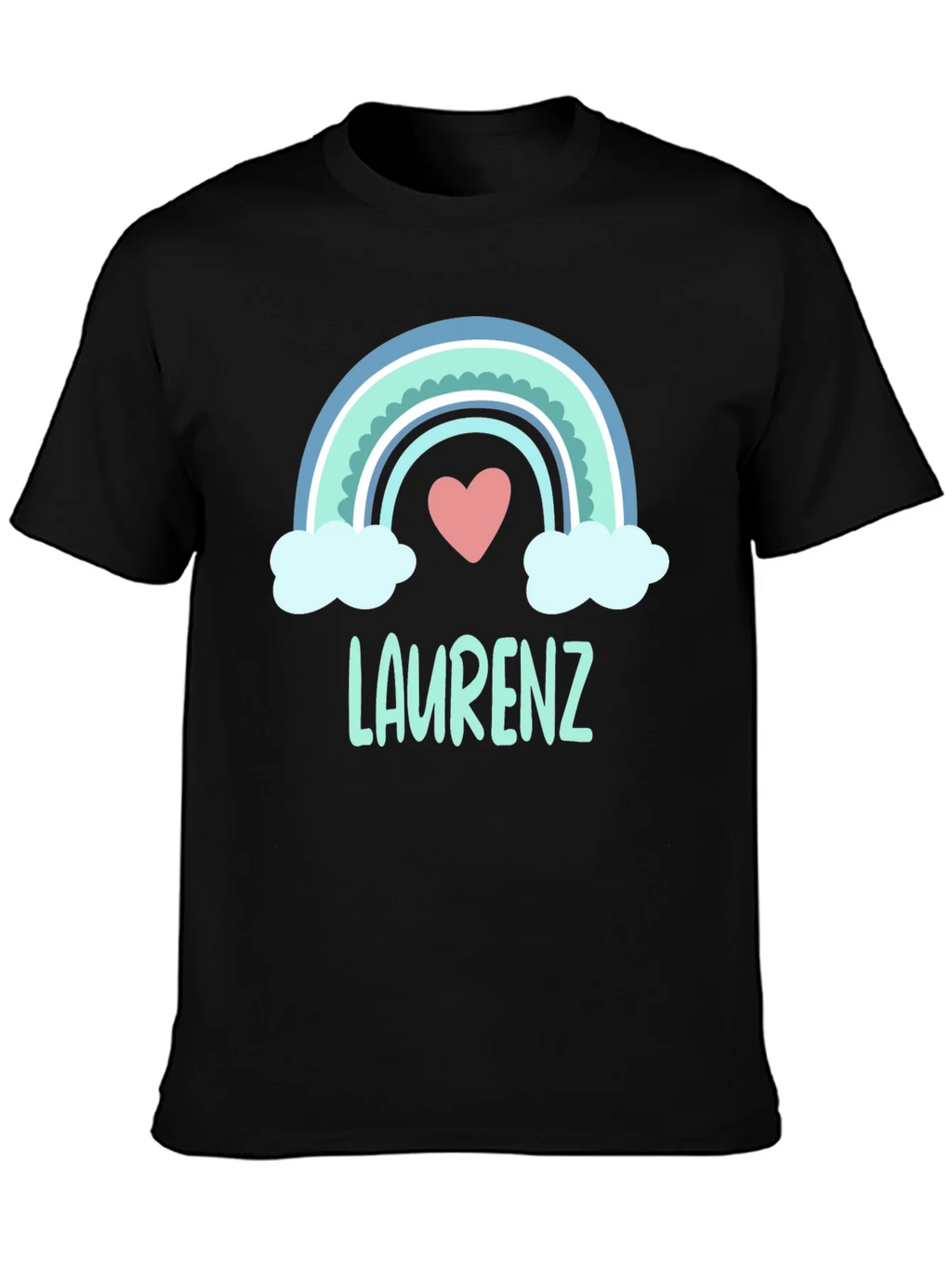 Personalized Rainbow Heart Tee - Laurenz Kids product image 2