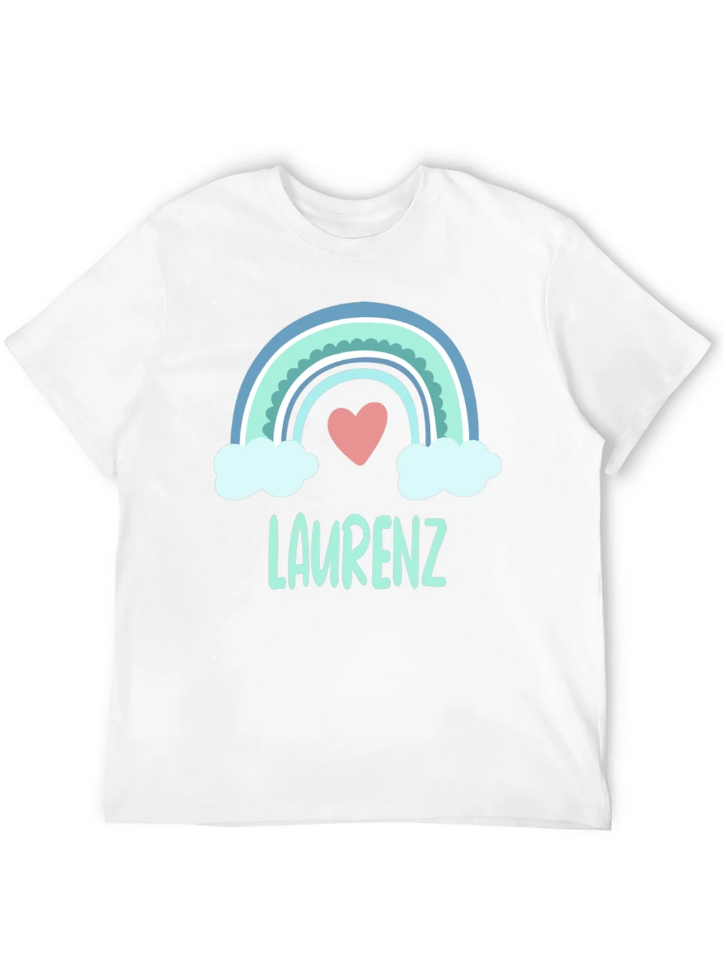 Personalized Rainbow Heart Tee - Laurenz Kids product image 6