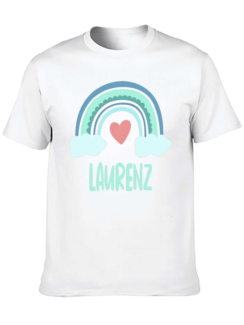Personalized Rainbow Heart Tee - Laurenz Kids product image 4
