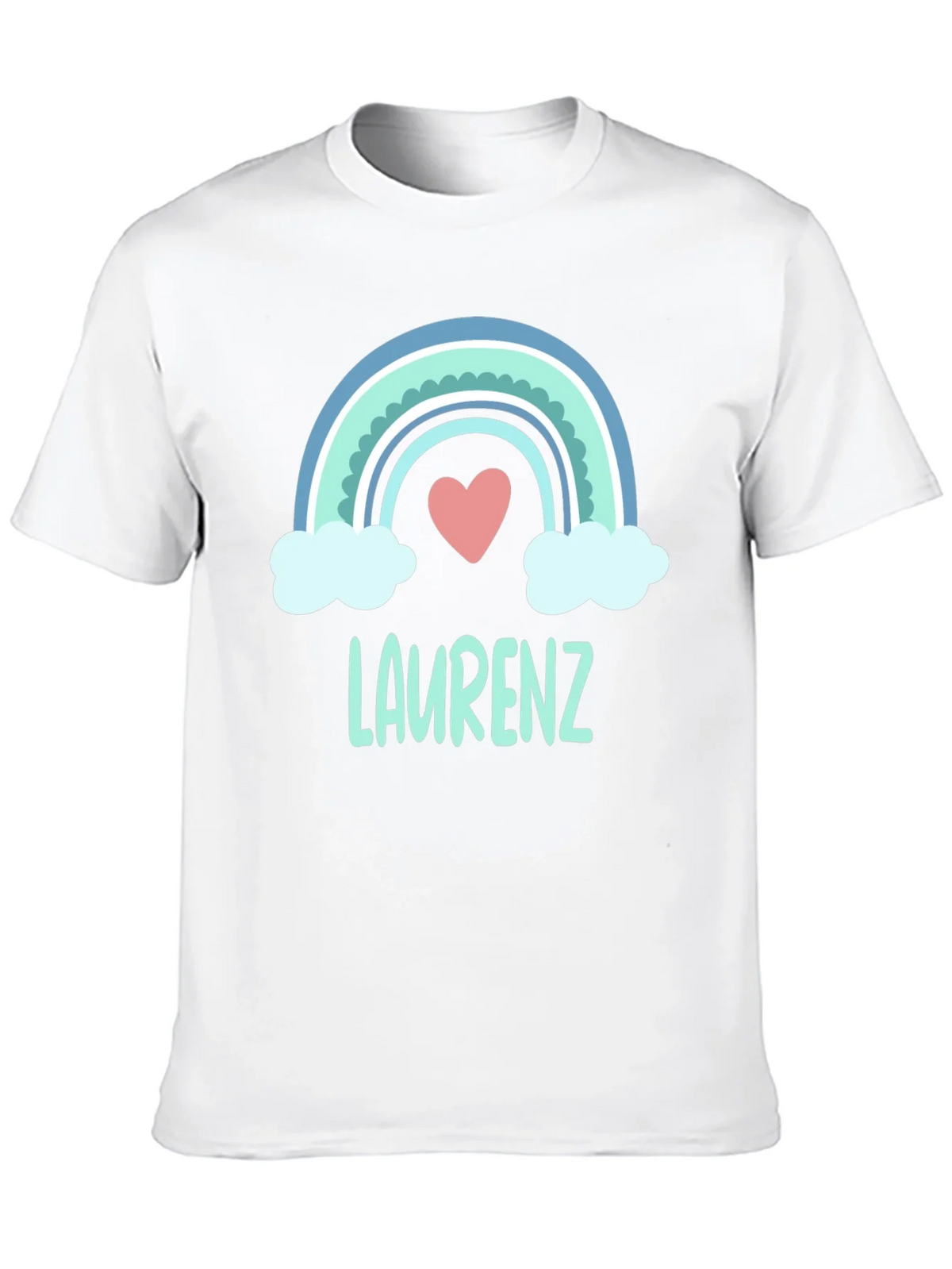 Personalized Rainbow Heart Tee - Laurenz Kids product image 4