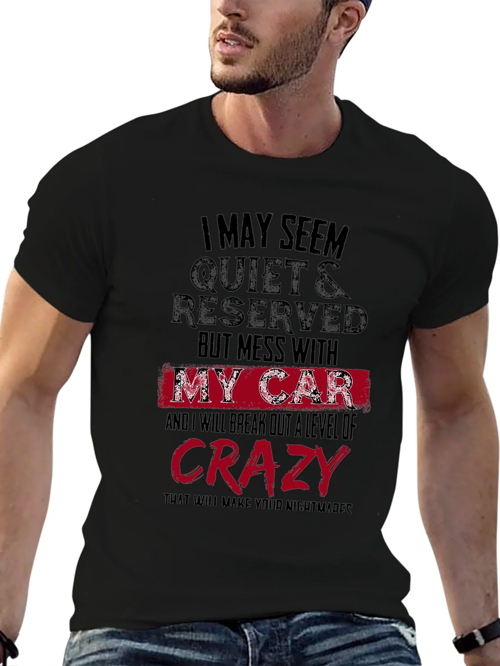 Quiet & Reserved Car Lovers T-Shirt product image 6