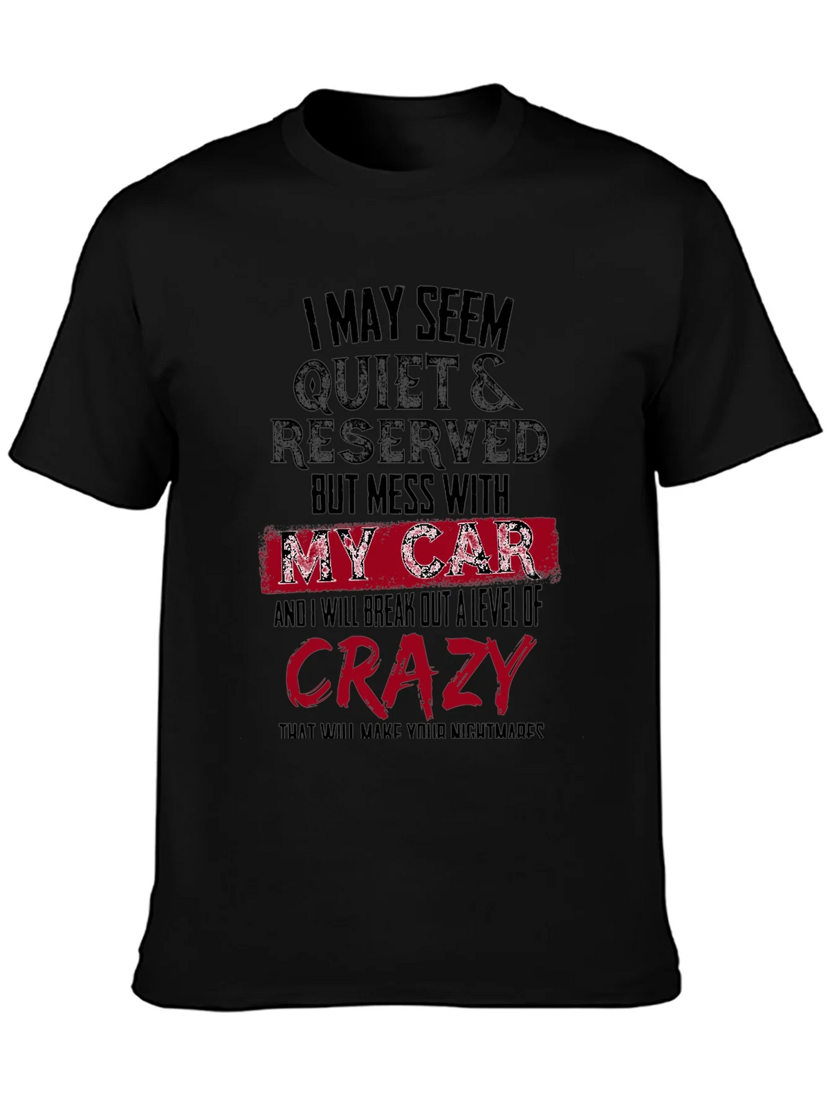 Quiet & Reserved Car Lovers T-Shirt product image 3