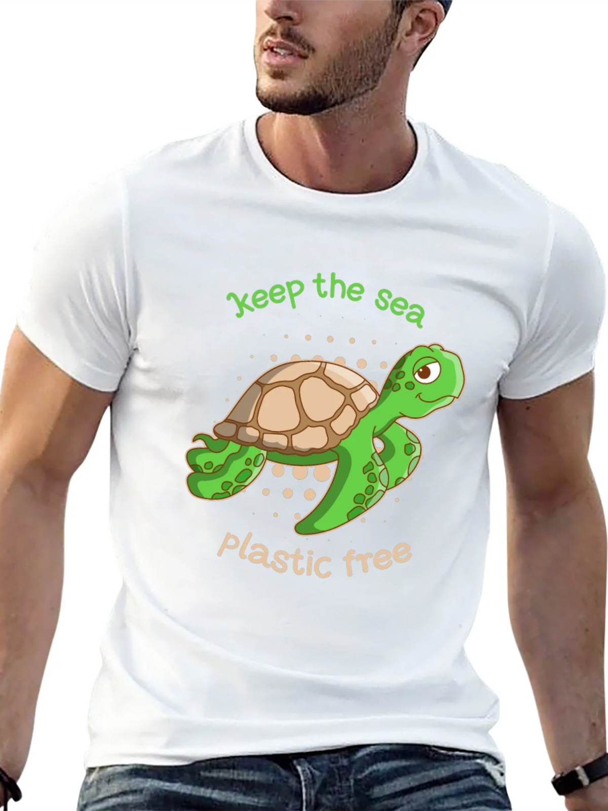 Eco-Friendly Turtle Graphic T-Shirt product image 12