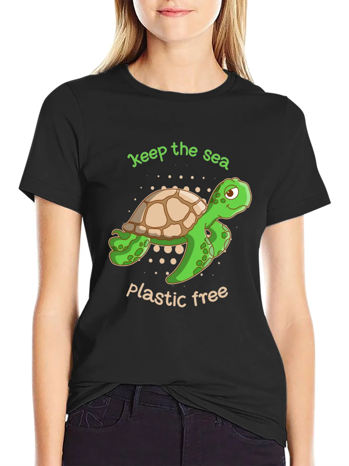 Eco-Friendly Turtle Graphic T-Shirt product image 2