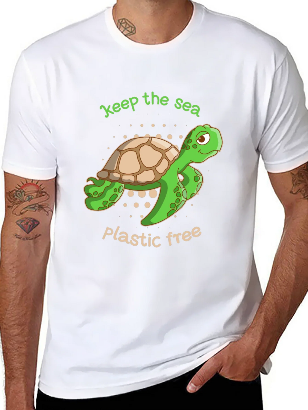Eco-Friendly Turtle Graphic T-Shirt product image 7