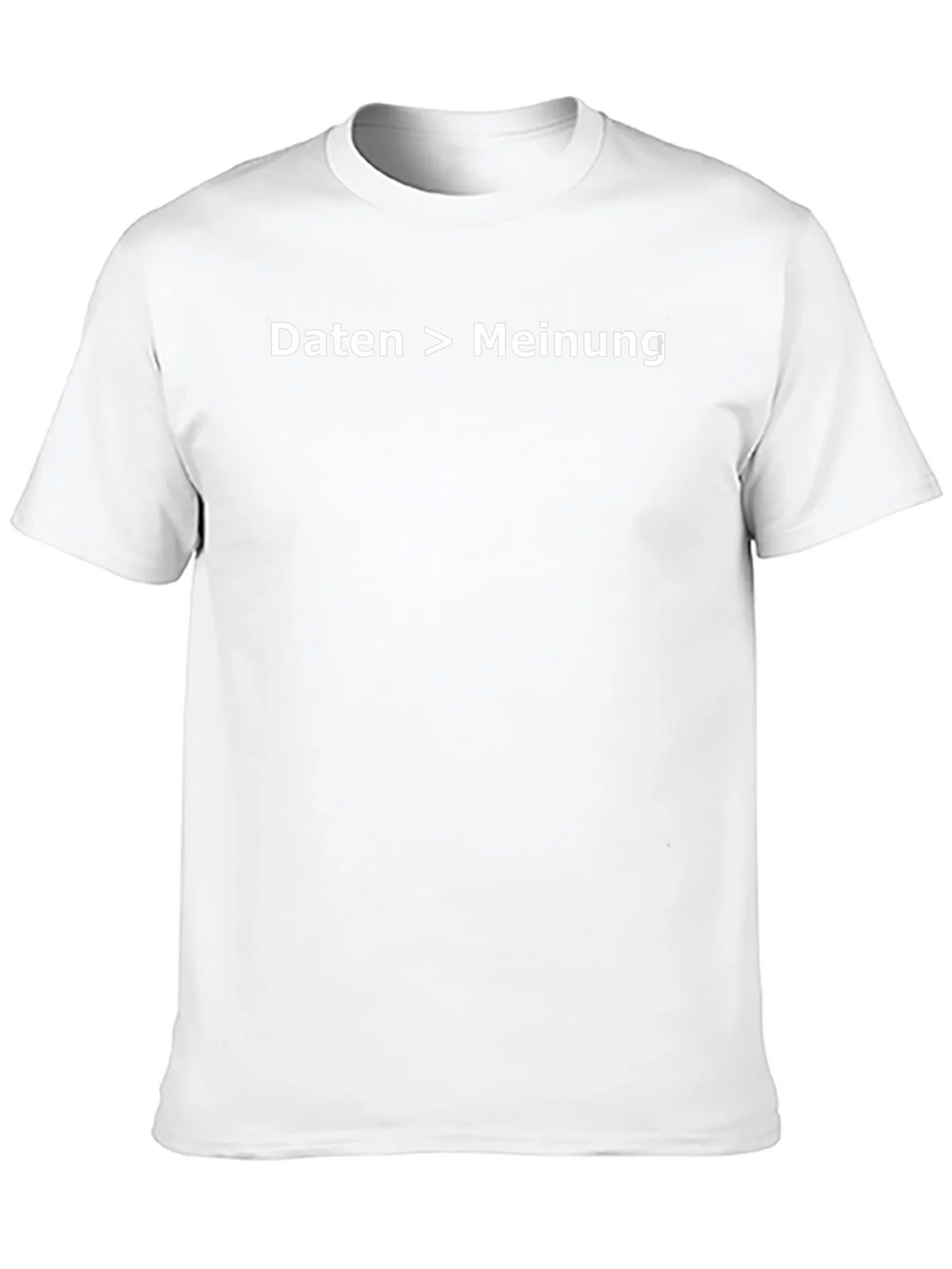 Daten > Meinung Black T-Shirt - Data Over Opinion Tee product image 9