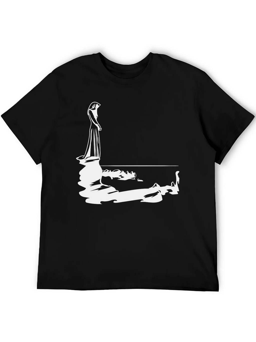 Woman Reflection Graphic Tee - Black product image 5