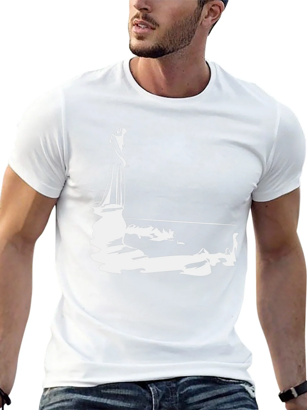 Woman Reflection Graphic Tee - Black product image 12