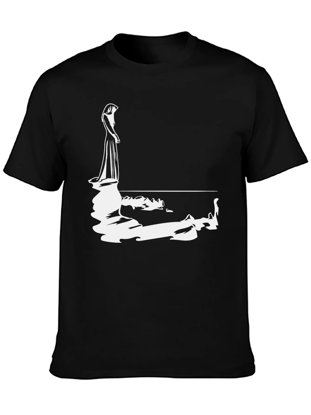 Woman Reflection Graphic Tee - Black product image 3