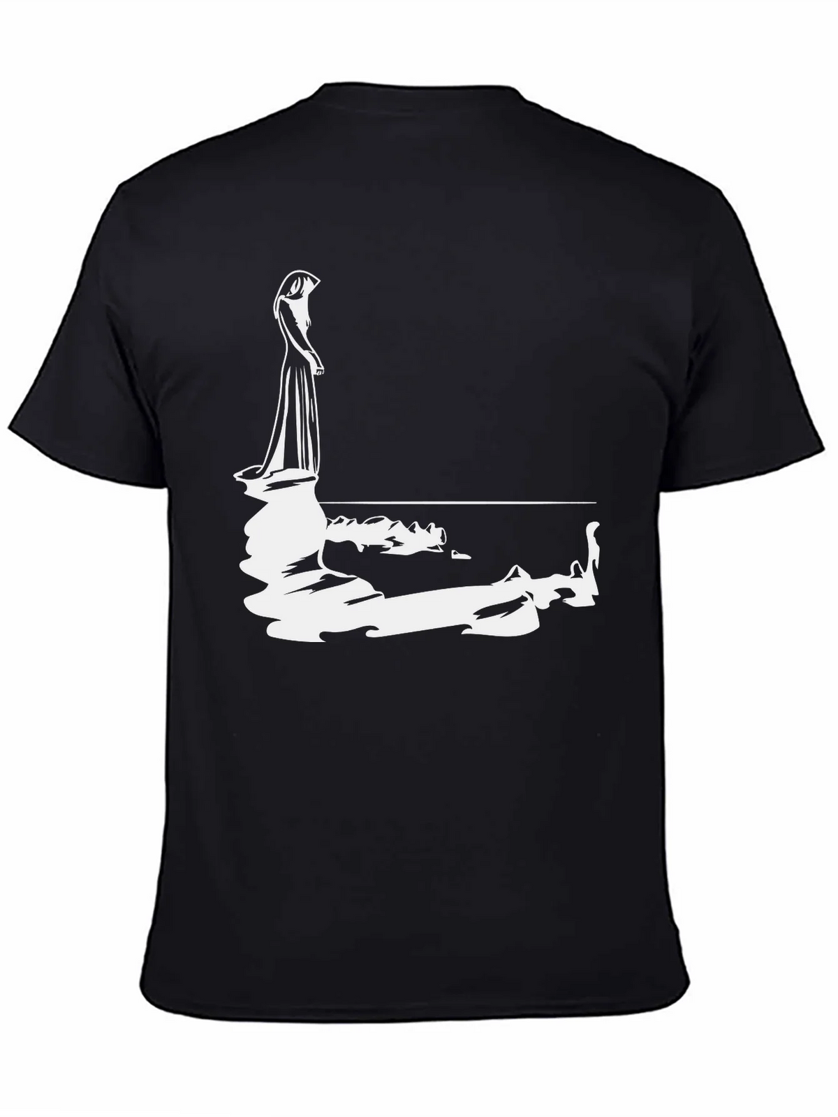 Woman Reflection Graphic Tee - Black product image 4