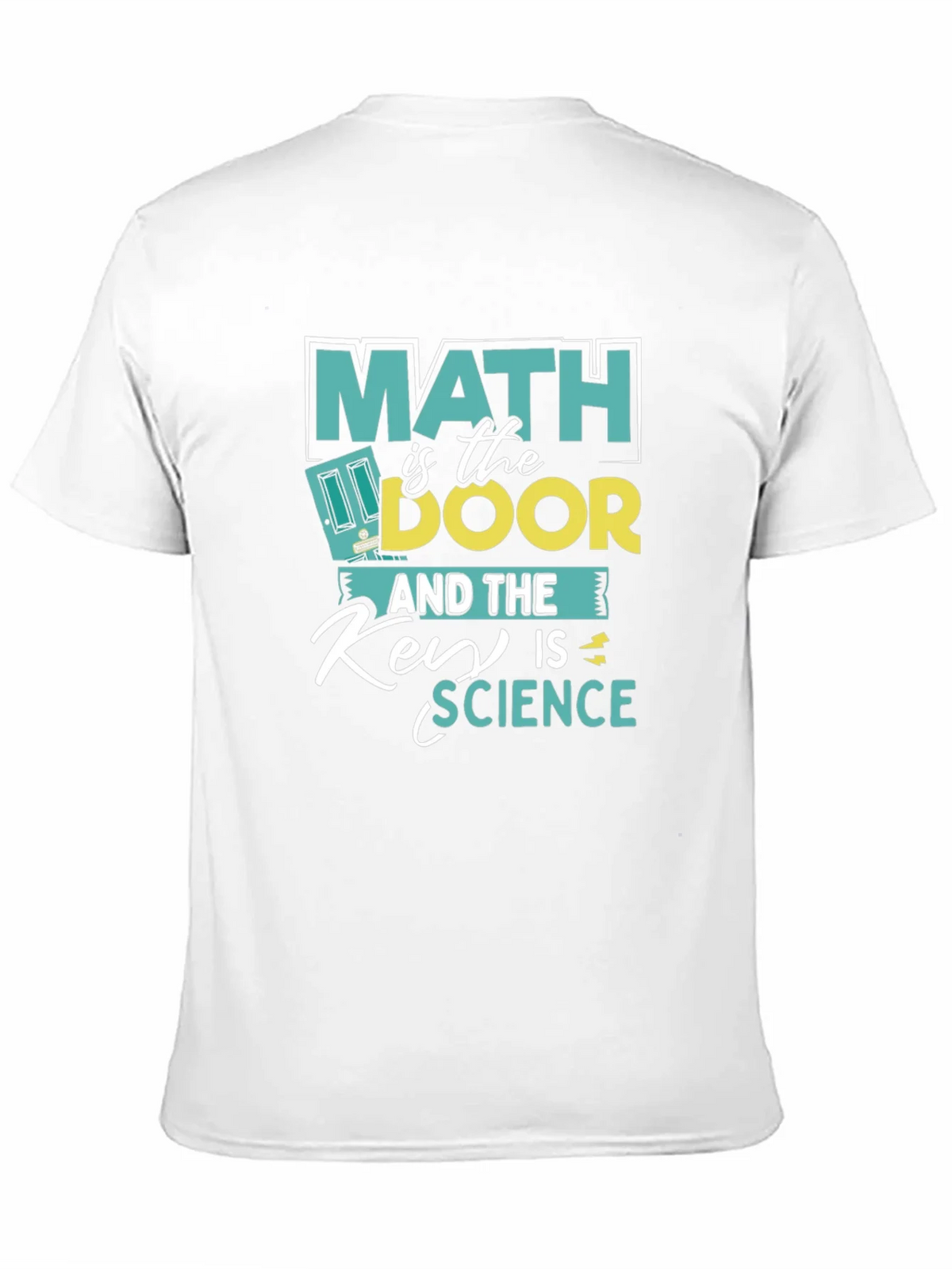 Math is the Door Science is Key T-Shirt product image 3