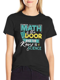 Math is the Door Science is Key T-Shirt product image 1