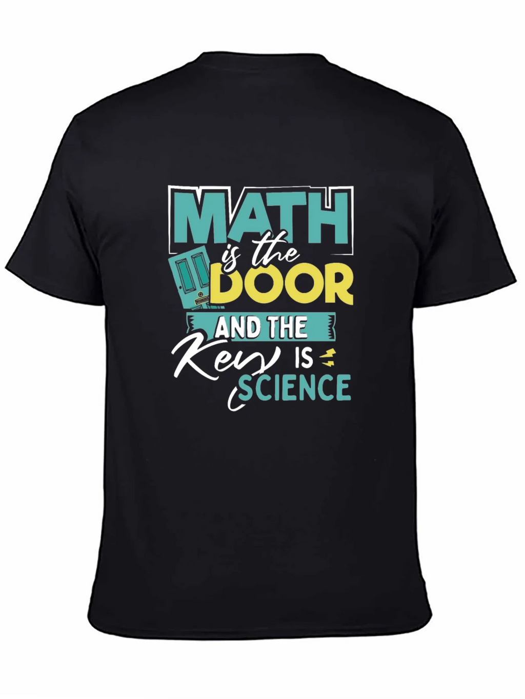 Math is the Door Science is Key T-Shirt product image 2