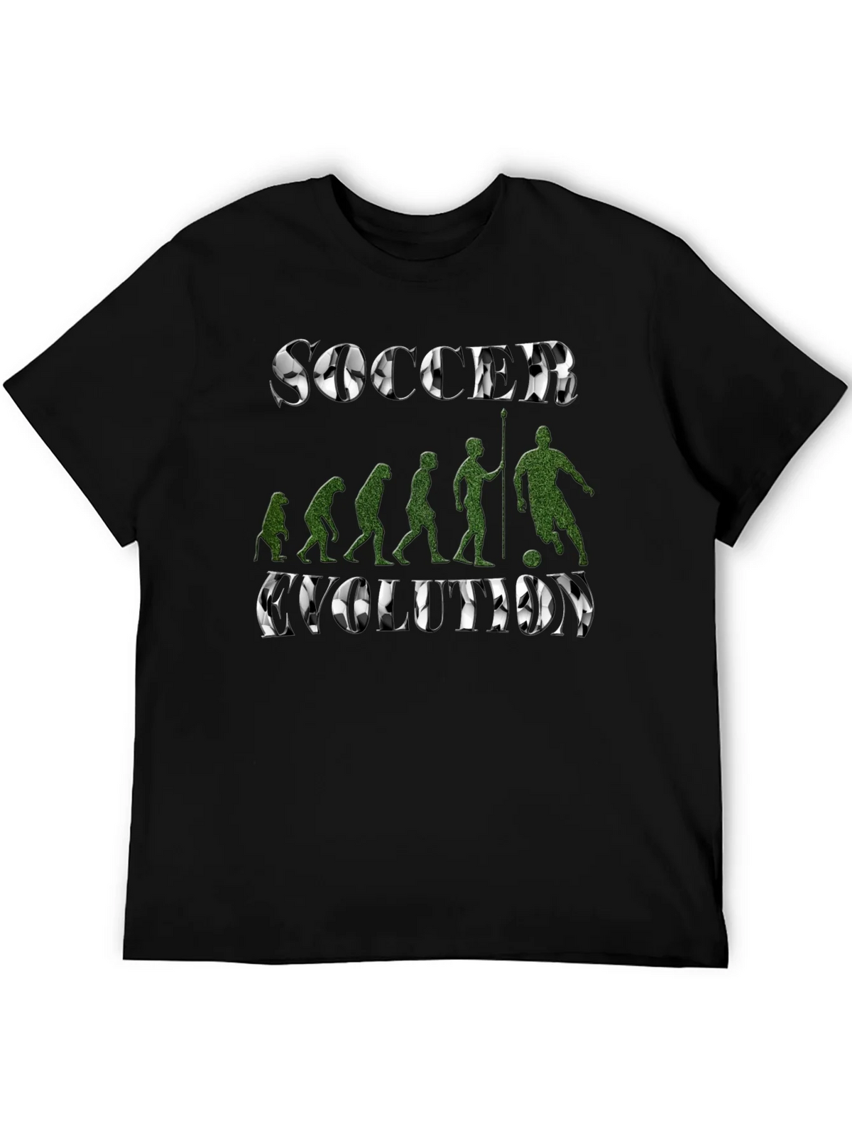 Soccer Evolution T-Shirt - Black product image 5